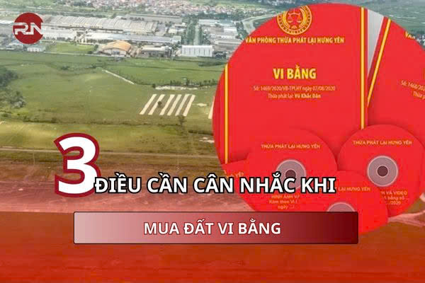 3 điều cần cân nhắc khi mua đất vi bằng