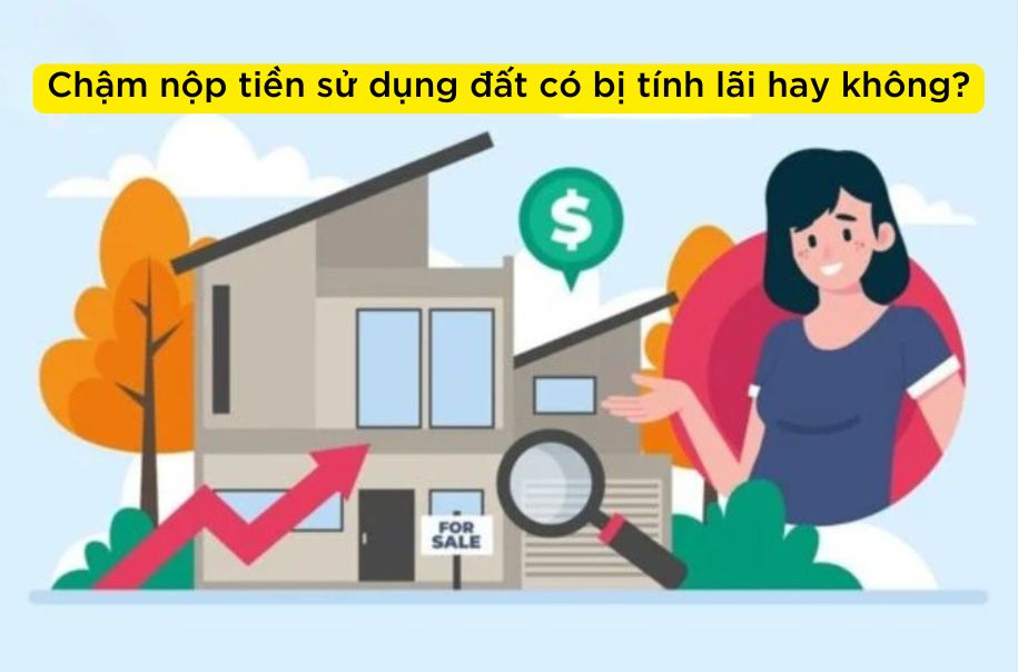 Chậm nộp tiền sử dụng đất có bị tính lãi hay không?